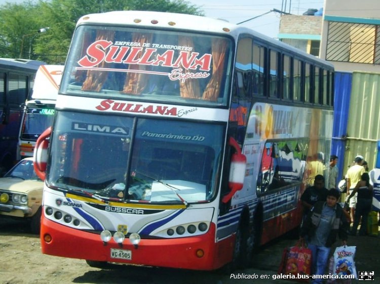 Busscar Panorámico DD (en Perú) - Sullana
Fotógrafo: desconocido
Palabras clave: cruz del sur