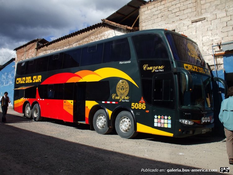 Marcopolo G6 Paradiso 1800 DD (en Perú) - Cruz del Sur
Fotógrafo: desconocido
Palabras clave: cruz del sur