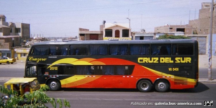 Marcopolo GV Paradiso 1800 DD (en Perú) - Cruz del Sur
Fotógrafo: desconocido
Palabras clave: cruz del sur
