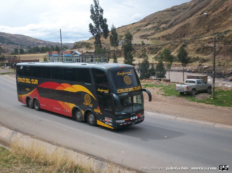Marcopolo G6 Paradiso 1800 DD (en Perú) - Cruz del Sur
Fotógrafo: desconocido
Palabras clave: cruz del sur