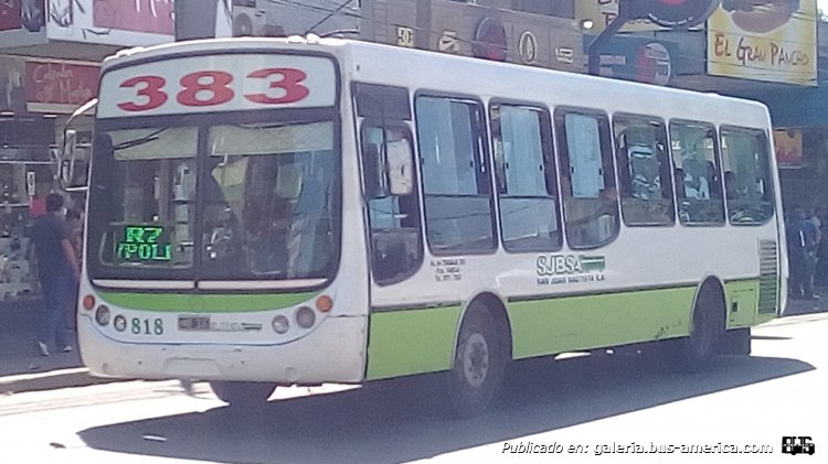 Mercedes-Benz OH 1315 L SB - Metalpar Tronador - SJBSA
KXB 334

Línea 383 (Buenos Aires), interno 818
