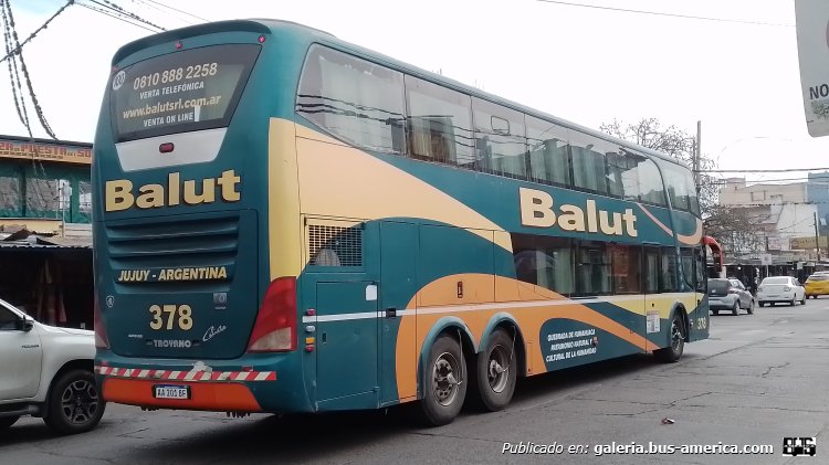 Scania K 400 - J.Troyano Calixto - Balut
AA 201 BF

Balut, interno 378 (Parte de Atras)
