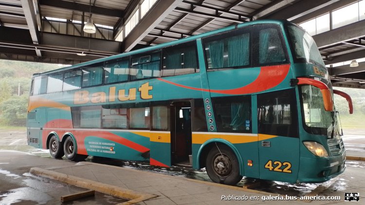Mercedes-Benz O 500 RSD - Jose Troyano Calixto - Balut
KTL 127

Línea 1 (Prov. de Jujuy), interno 422

