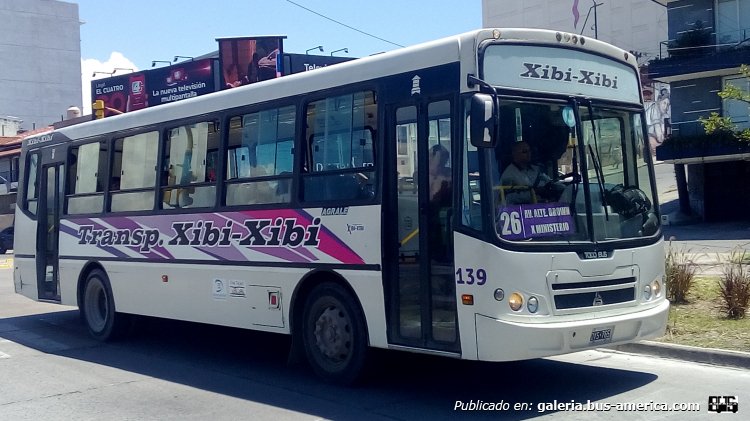 Agrale MA 15.0 - Todo Bus, San Telmo 2 - Transporte Xibi Xibi
OYS 765

Línea 26 (S.S. de Jujuy), interno 139
