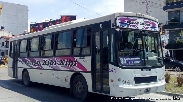 Agrale MA 15.0 - Todo Bus, San Telmo 2 - Transporte Xibi Xibi
OYS 766

Línea 34 (S.S. de Jujuy), interno 141
