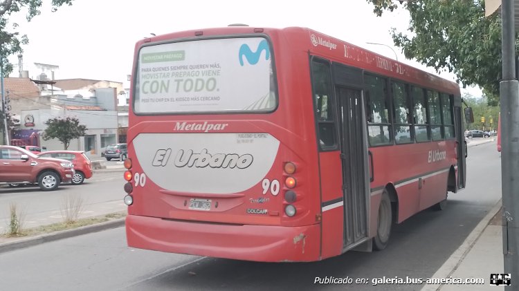 Mercedes-Benz OF 1418 - Metalpar Tronador 2010 - El Urbano
PCV 362

El Urbano, interno 90 (Parte de Atras)
