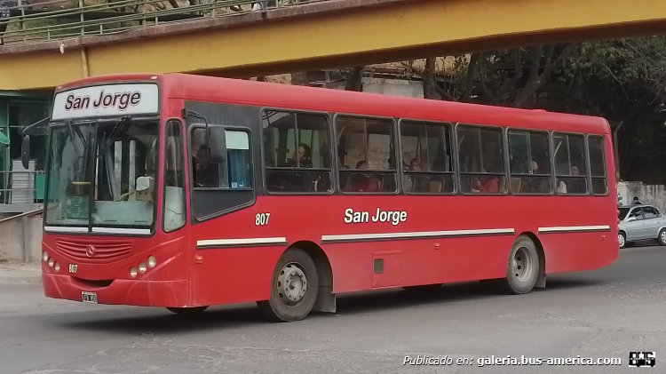 Mercedes-Benz OF 1418 - Metalpar Tronador 2010 - San Jorge
LFV 850

Línea 3 (S.S. de Jujuy), interno 807
