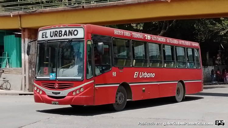 Mercedes-Benz OF 1418 - Metalpar Tronador 2010 - El Urbano
PCV 362

Línea 9 (S.S. de Jujuy), interno 90
