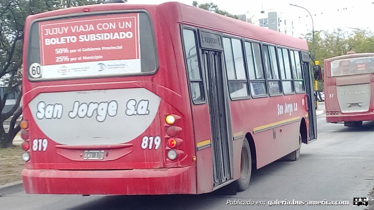 Mercedes-Benz OF 1418 - Metalpar Tronador 2010 - San Jorge
KWV 179

San Jorge, interno 819 (Parte de Atras)
