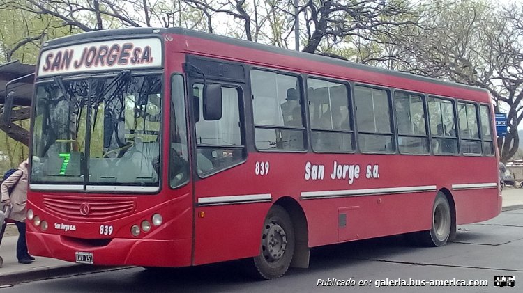Mercedes-Benz OF 1418 - Metalpar Tronador 2010 - San Jorge
KWV 151

Línea 7 (San Salvador de Jujuy), interno 839
