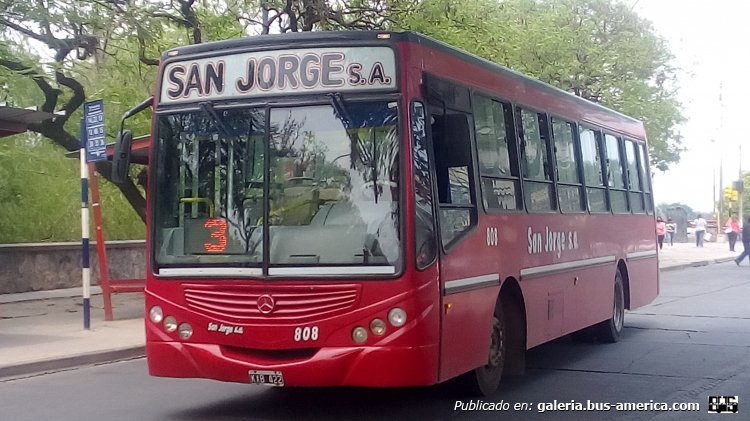 Mercedes-Benz OF 1418 - Metalpar Tronador 2010 - San Jorge
KXB 422

Línea 3 (S.S.Jujuy), interno 808
