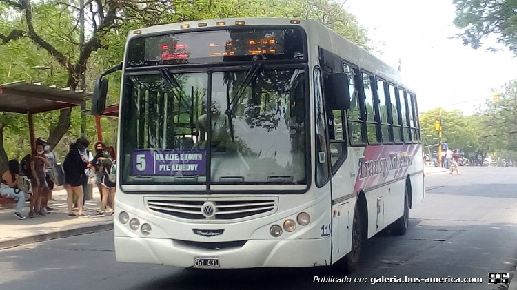 Volksbus 15.190 EOD - Metalpar Tronador 2010 - Transporte Xibi-Xibi
PGY 431

Línea 5 (San Salvador de Jujuy), interno 115

