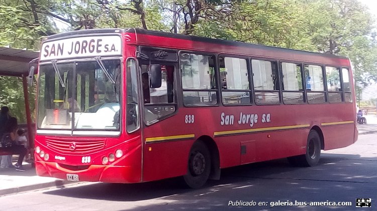 Mercedes-Benz OF 1418 - Metalpar Tronador 2010 - San Jorge
LCZ 025

Línea 1 (S.S. de Jujuy), interno 838

