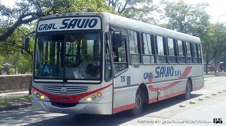 Mercedes-Benz OF 1722 - Metalpar Tronador 2010 - Gral. Savio
KMM 829

Línea 49A (San Salvador de Jujuy), interno 75
