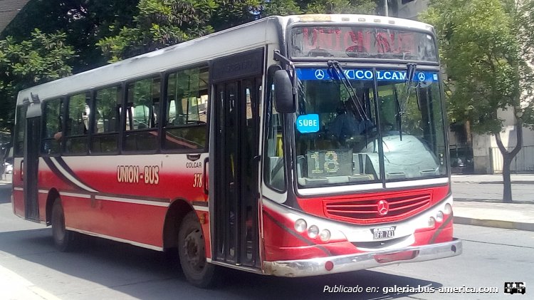 Mercedes-Benz OF 1418 - Metalpar Tronador 2010 - Unión Bus
OFR 741

Línea 18 (San Salvador de Jujuy), interno 378

