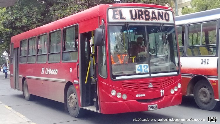 Agrale MA 15.0 - Metalpar Tronador 2010 - El Urbano
JCJ 376

Línea 42 (San Salvador de Jujuy), interno 71
