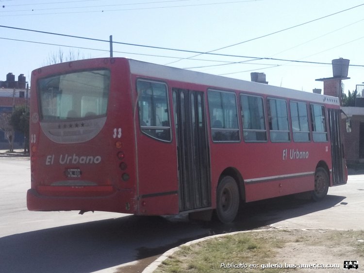 Agrale MA 15.0 - Italbus Bello - El Urbano
INL 448

El Urbano, interno 33 (Parte de Atras)
