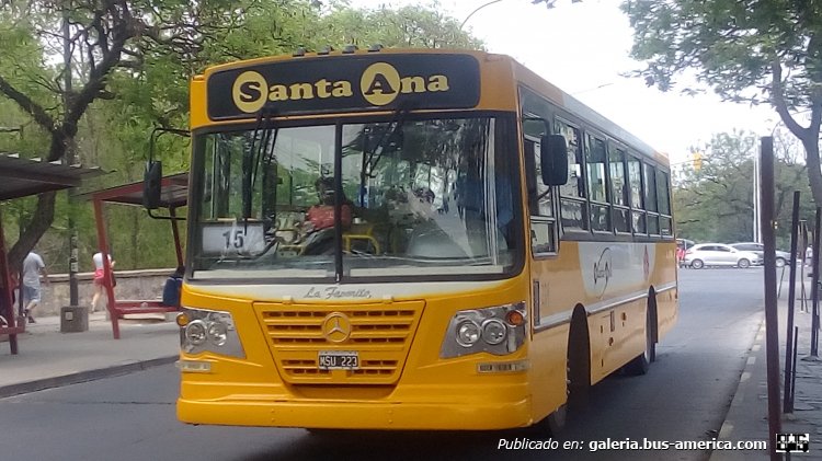 Mercedes-Benz OF 1418 - La Favorita - Santa Ana
MSU 223

Línea 15 (S.S. de Jujuy), interno 239
