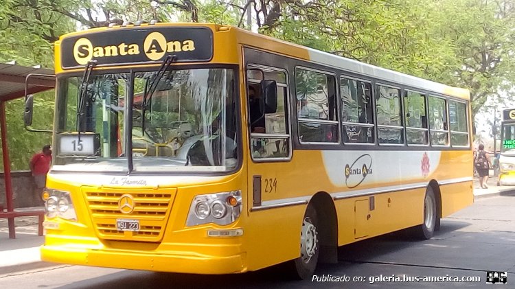 Mercedes-Benz OF 1418 - La Favorita, Favorito GR - Santa Ana
MSU 223

Línea 15 (S.S. de Jujuy), interno 239
