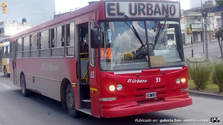 Mercedes-Benz OF 1722 - La Favorita - El Urbano
GOH 116

Línea 14 (S.S. de Jujuy), interno 53
