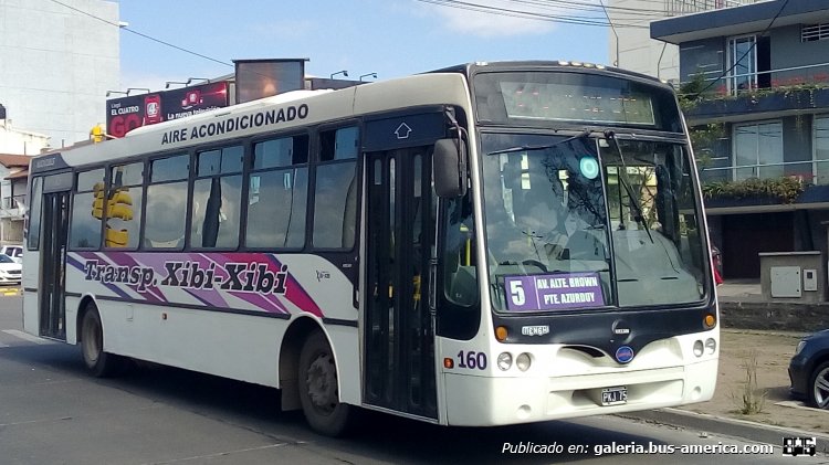 Iveco CC170E22 - Nuovobus Menghi Euro - Transporte Xibi Xibi
PKJ 752

Línea 5 (S.S. de Jujuy), interno 160
