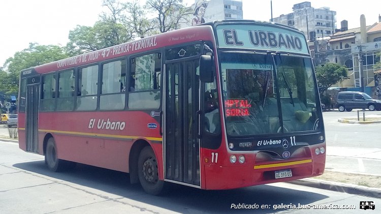 Mercedes-Benz OF 1621 - Nuovobus Menghi Euro - El Urbano
AC 393 EC

Línea 47 (S.S. de Jujuy), interno 11
