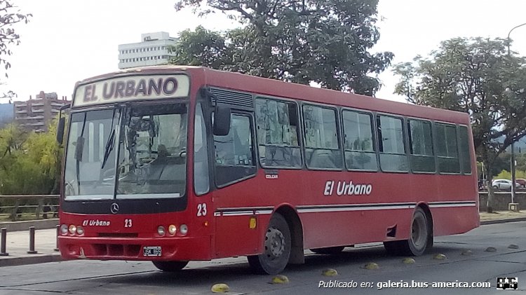 Mercedes-Benz OF 1418 - Nuovobus - El Urbano
JKS 865

Línea ?? (San Salvador de Jujuy), interno 23
