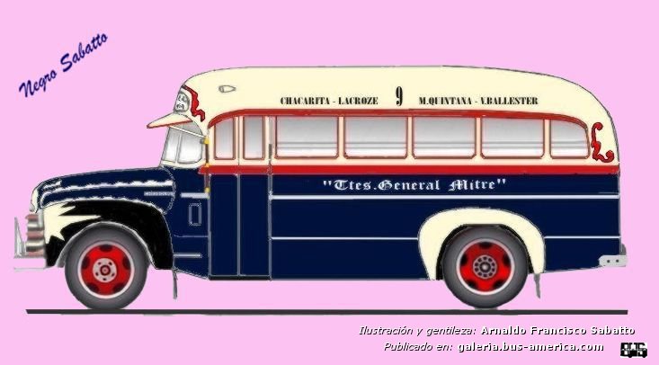 Chevrolet Load Master - La Maravilla - Gral. Mitre
Línea 9 (Pdo. Gral. San Martín - autorizada Cdad. Buenos Aires)
