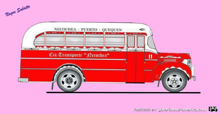 Dodge - La Maravilla - Cia. Transp. Necochea
Línea P20 (Prov. Buenos Aires), interno 11
