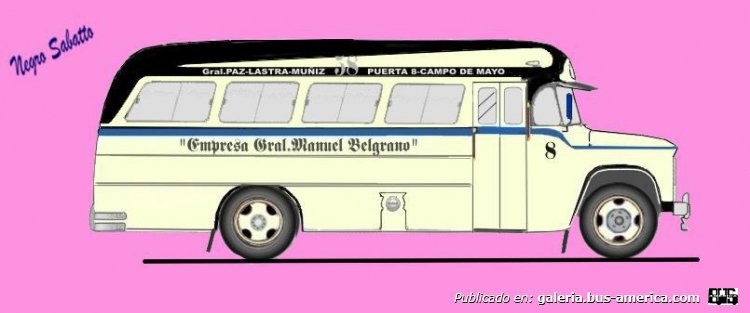 Dodge D 400 - La Maravilla - Gral. M.Belgrano
Línea 58 (Buenos Aires), interno 8
