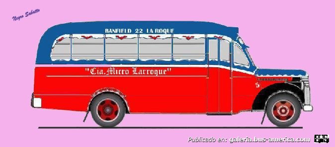 Chevrolet AK - Agosti - Cia. Micro Larroque
Línea 22 (Pdo. Lomas de Zamora), interno 5
