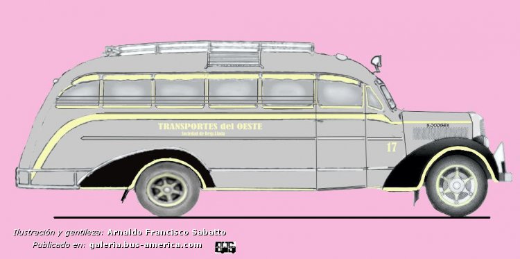 Dodge - Agosti - Ttes. Del Oeste
Línea 136 (Prov. Buenos Aires), interno 17
