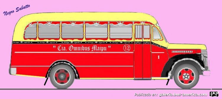 Chevrolet - Agosti - Cía. Omnibus Maipú
Línea 12 (Pdo. Lomas de Zamora), interno 1
