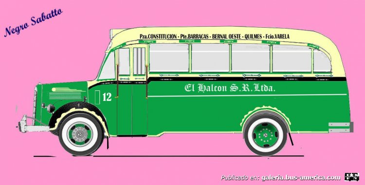 Mercedes-Benz L 312 - Agosti - El Halcon
Línea 1 (Buenos Aires), interno 12
