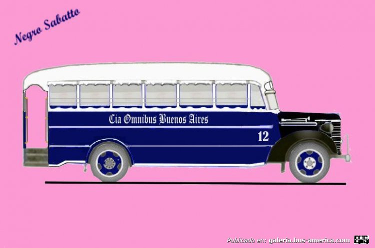 Chevrolet Master - Agosti - Cia. Omnibus Buenos Aires
Línea 7 (Pdo. Avellaneda), interno 12
