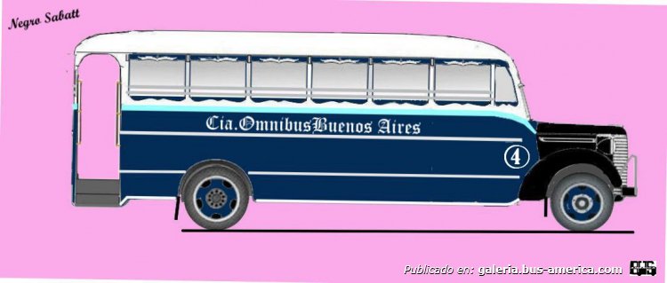 Chevrolet Master - Agosti - Cia. Omnibus Buenos Aires
Línea 7 (Pdo. Avellaneda), interno 4
