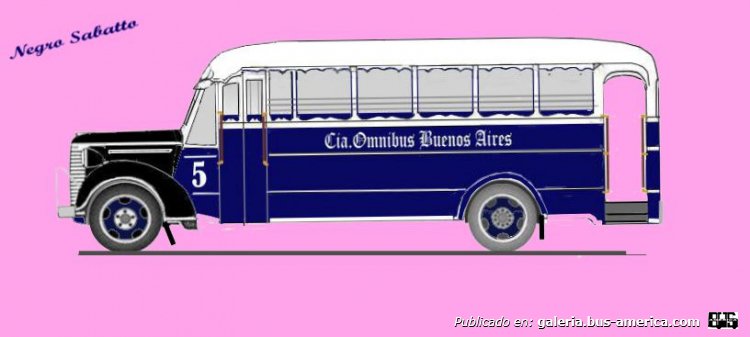 Chevrolet Master - Agosti - Cia. Omnibus Buenos Aires
Línea 7 (Pdo. Avellaneda), interno 5
