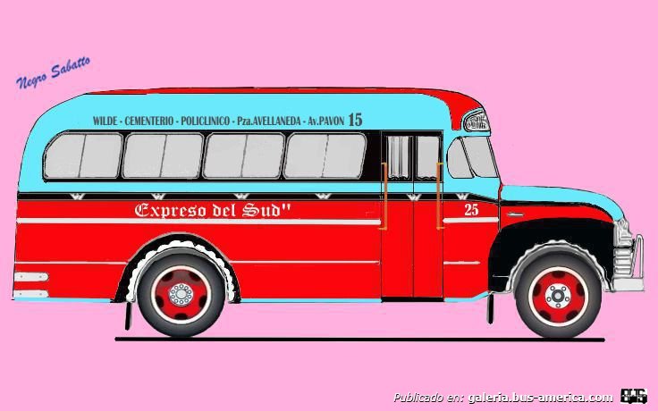 Chevrolet Load Master - Expreso Del Sud
Línea 15 (Prov. Buenos Aires), interno 25
