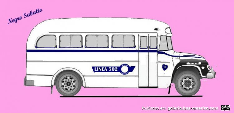 Bedford J6LZ1 - San Benito
Línea 502 (Pdo. Azul), interno 12
