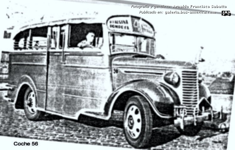 Chevrolet Master - Codegoni - Línea 4
[url=https://bus-america.com/galeria/displayimage.php?pid=55898]https://bus-america.com/galeria/displayimage.php?pid=55898[/url]

Línea 4 (Buenos Aires), interno 56

Fotógrafo: desconocido
Colección: Arnaldo Sabatto
