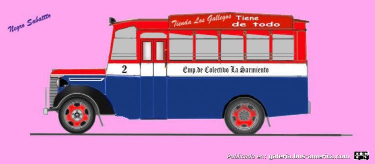 Chevrolet - Vaccaro - Colectivo La Sarmiento
Línea ¿? (Mar del Plata), interno 2
