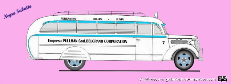 Chevrolet Master - Vaccaro - Pullman Gral. Belgrano
Línea 169 (Prov. Buenos Aires), interno 7
