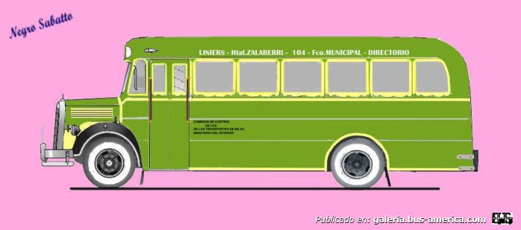 Mercedes-Benz L 312 - Carassai - SOTA
Línea 104 (Buenos Aires)
