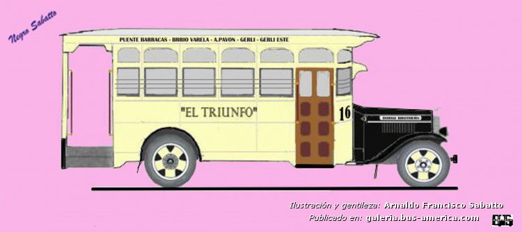 Dodge - Daneri - El Triunfo
Línea 15 (Pdo. Avellaneda), interno 16
