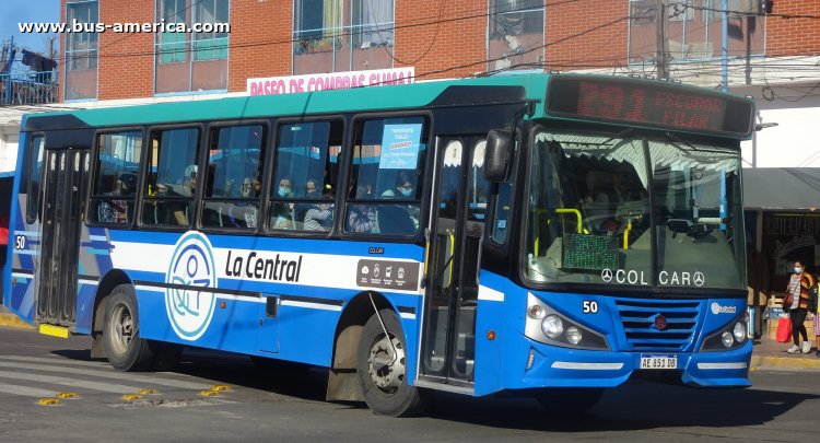 Mercedes-Benz OF 1621 - BiMet 2010 - La Central
AE 851 DB

Línea 291 (Prov. Buenos Aires), interno 50
