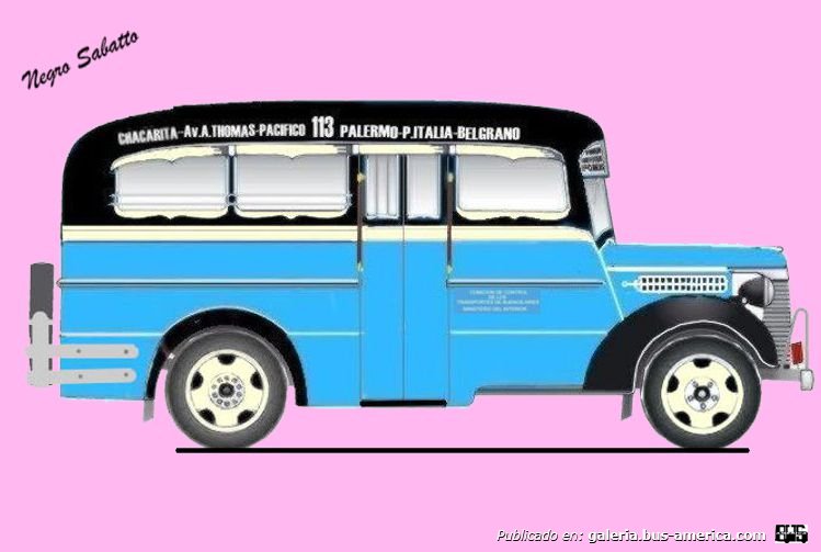 Chevrolet Master - El trébol - Bernardino Rivadavia
Línea 113 (Buenos Aires)
