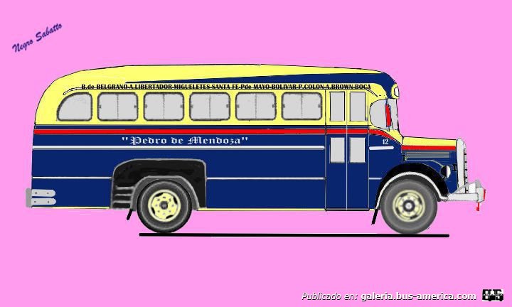 Mercedes-Benz L 312 - FAC - Bernardino Rivadavia , Pedro de Mendoza
Línea 164 (Buenos Aires), interno 12
