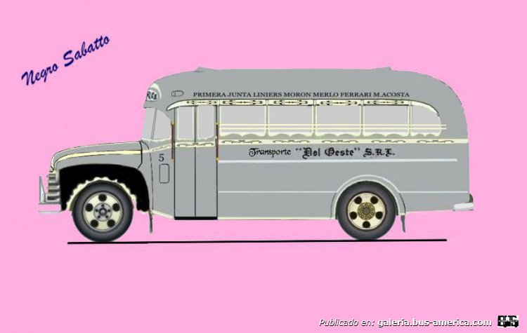 Chevrolet Load Master - FAC - Transp. Del Oeste
Línea 136 (Prov. Buenos Aires), interno 5
