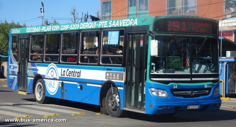 Mercedes-Benz OF 1621 - Italbus Bello - La Central
AE 611 KZ
[url=https://bus-america.com/galeria/displayimage.php?pid=53469]https://bus-america.com/galeria/displayimage.php?pid=53469[/url]

Línea 291 (Prov. Buenos Aires), interno 14
