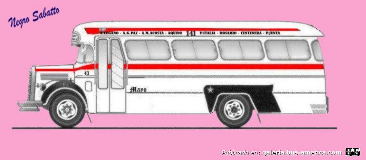 Mercedes-Benz L 312 - La Estrella - Mayo
Línea 141 (Buenos Aires), interno 43
